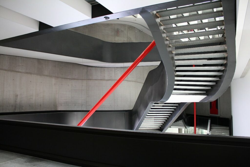 L’escalier du musée MAXXI à Rome