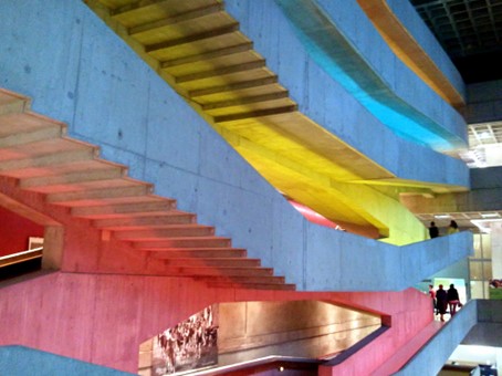 L’escalier du centre national de la danse à Pantin