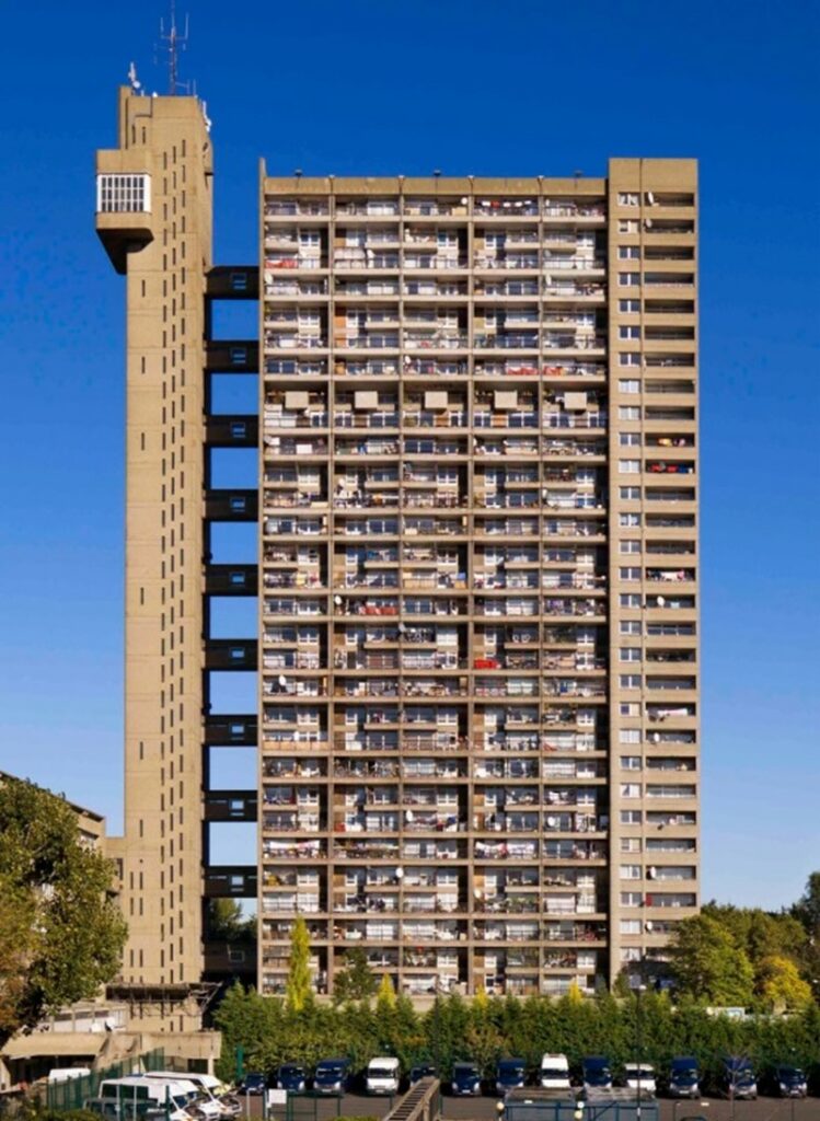 L'Escalier dans l'architecture brutaliste : La Tour Trellick