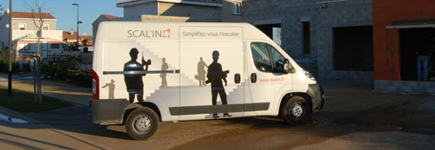 Camion Scal'In flanc gauche