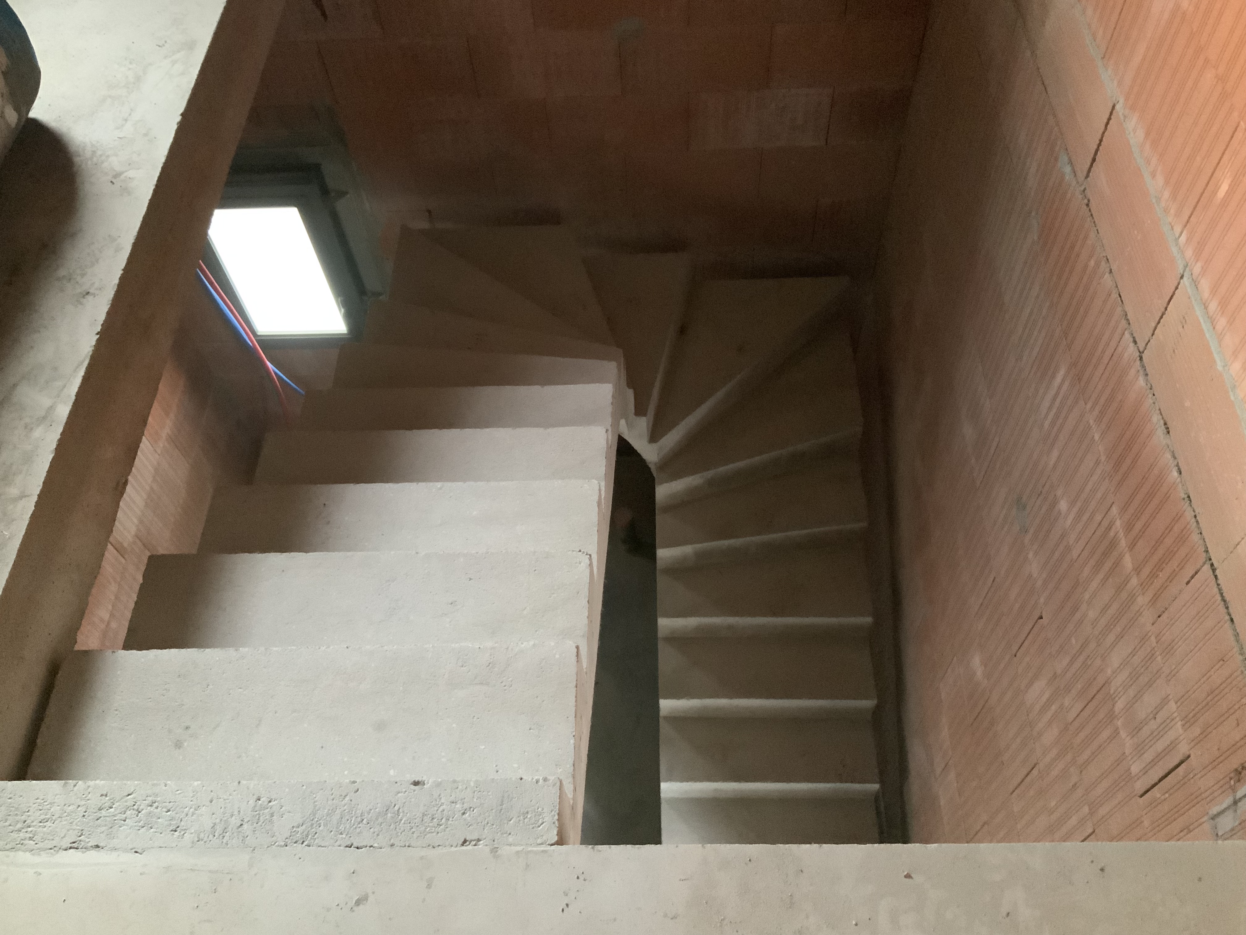 Dessus de marches d'un escalier