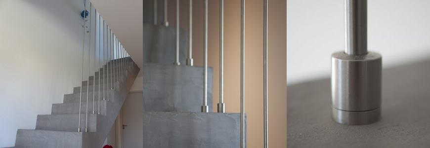 escalier Scal'in et garde-corps inox harpe Avignon