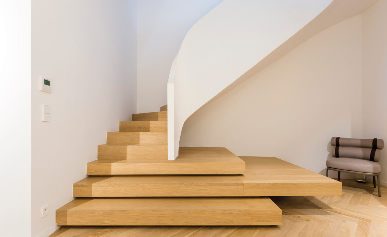 Escalier bois, parfait harmonie avec le béton Scal'in — free download