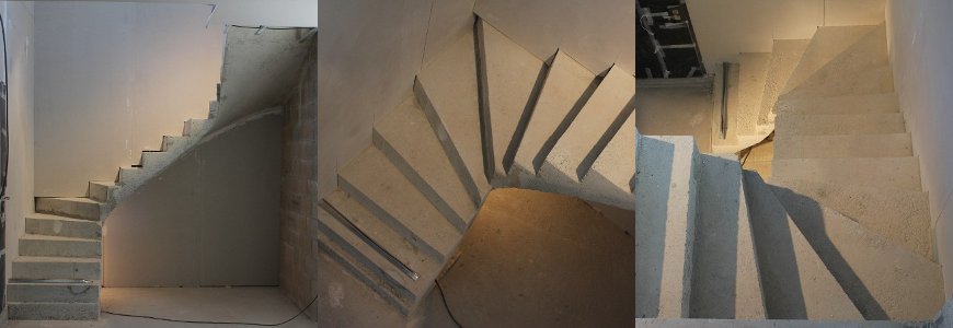 Escalier pour une maison individuelle