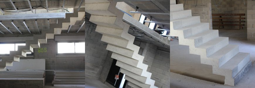 escalier à crémaillère
